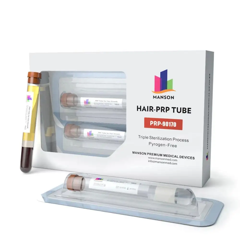 Crystal PRP Tube for hair 10ml (4pcs/box)