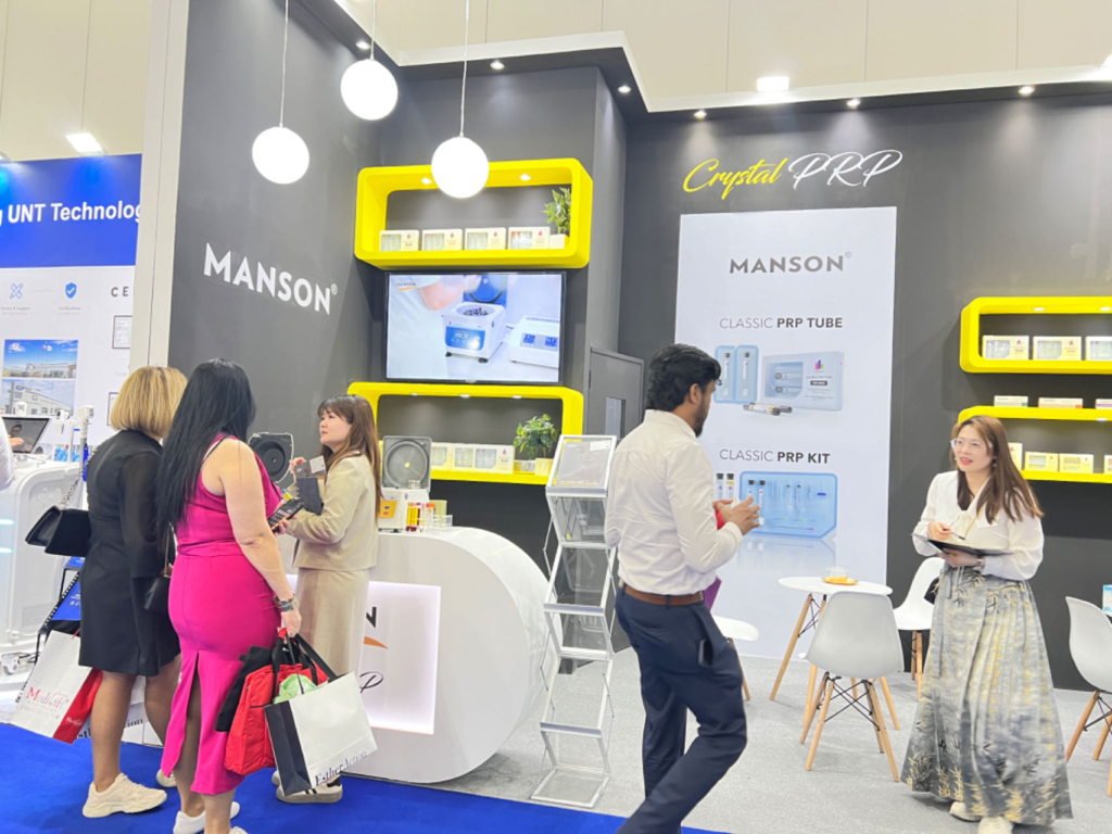 Platelet-Rich Plasma PRP Tube Kit Manson 2024 Dubai Exhibition Review
