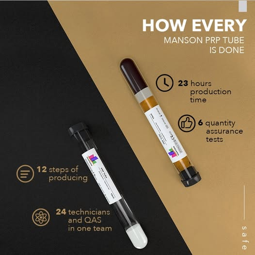 Platelet-Rich Plasma PRP Tube Kit Medical-Grade PRP Tubes