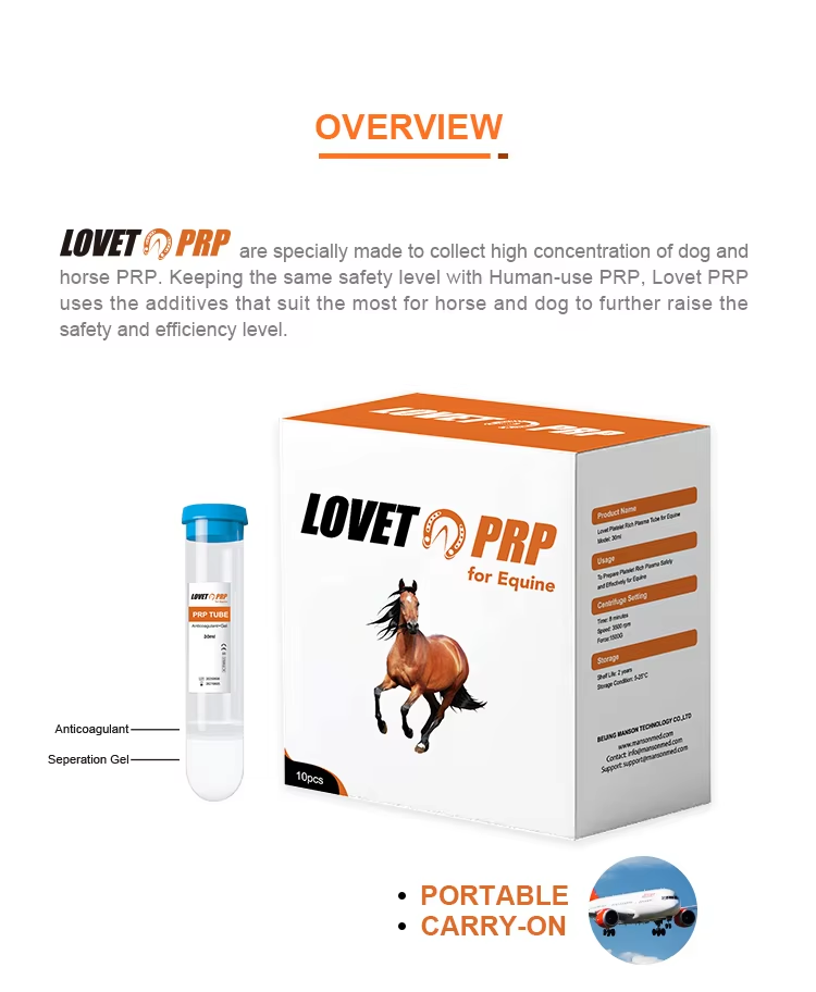 Horse PRP Collection Tube 10ml