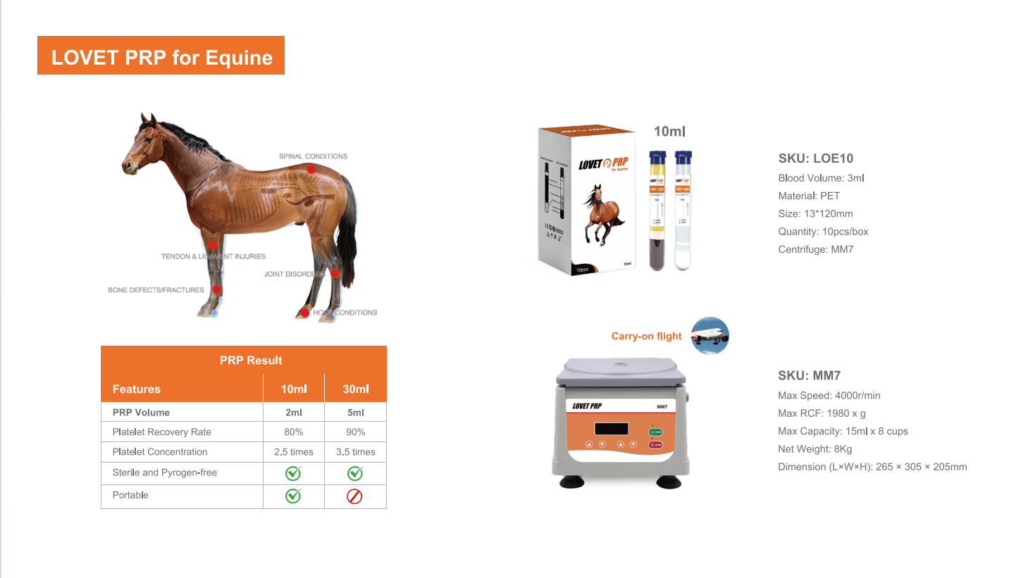 Veterinary PRP centrifuge