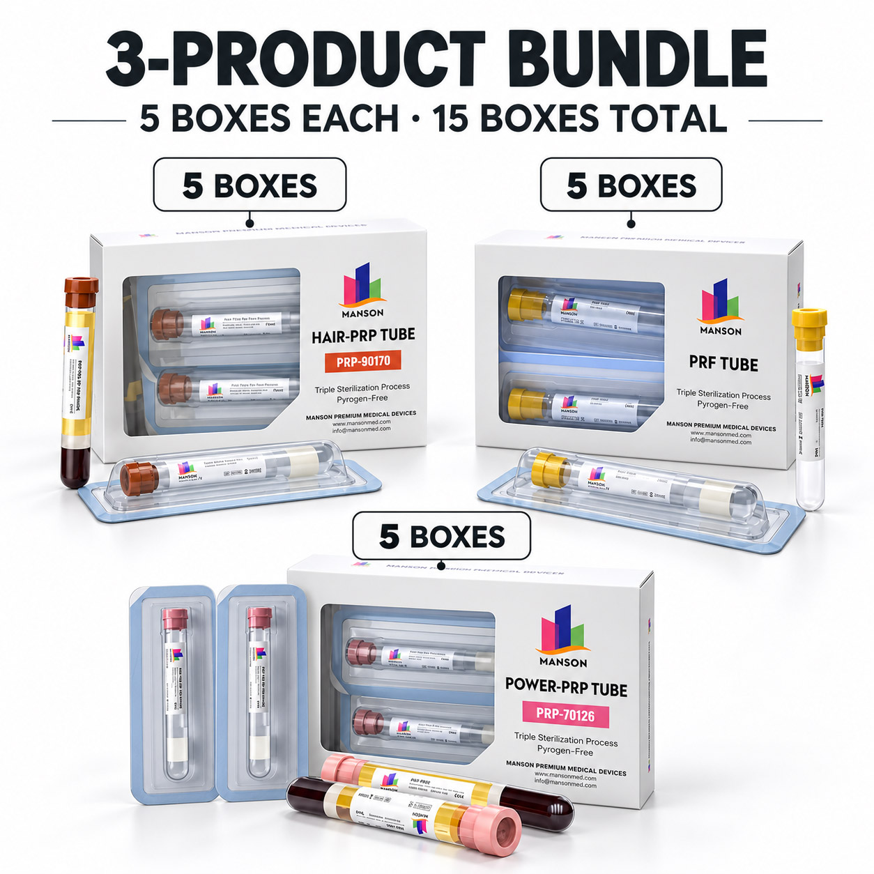 Aesthetic HA-PRP & PRF Combo Kit
